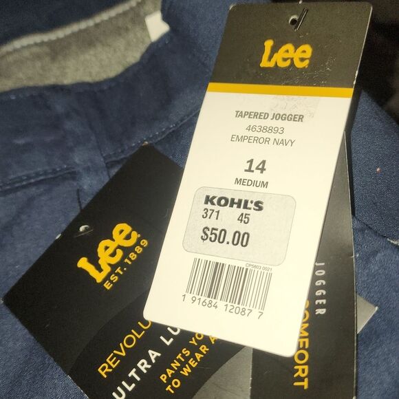 Women's Lee Ultra Lux Comfort Waistband Joggers Size 14 - Picture 7 of 8